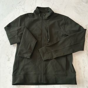 Men lululemon Sojourn Jacket Size M Dark Olive Green Never worn